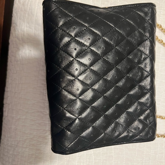 Vintage 50s Leather Bag with Clasp Made in Italy - Picture 3 of 12